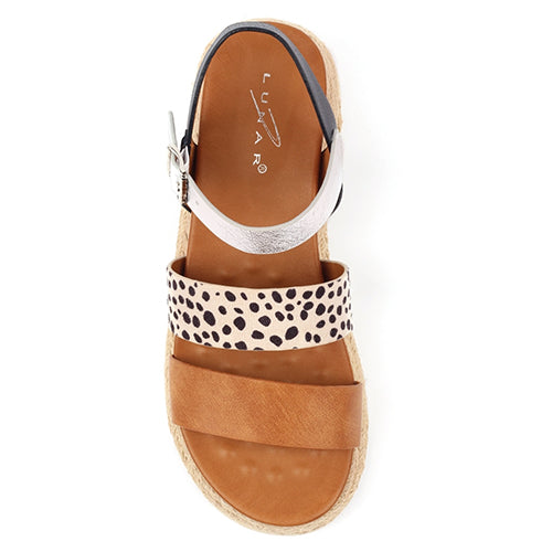 Lunar Ladies Flatform Sandals - Summer - Tan
