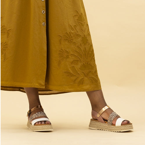 Lunar Summer Flatform Sandals - Summer - White