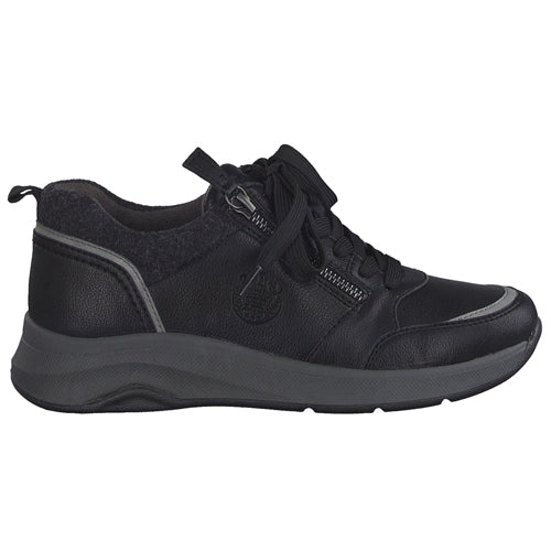 Jana Trainers - 23763-29 - Black - Greenes Shoes