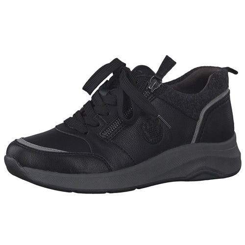 Jana Trainers - 23763-29 - Black - Greenes Shoes