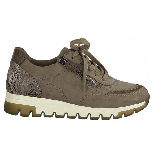 Jana  Wide Fit Trainers - 23767-27 - Taupe