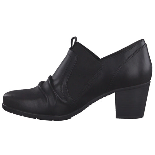 Jana Block Heeled Shoes - 24462-25 - Black