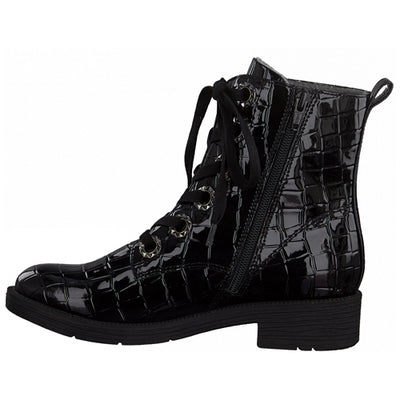 Jana Ankle  Boots - 25264-29 - Black Croc