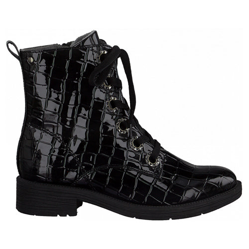 Jana Ankle Boots - 25264-29 - Black Croc