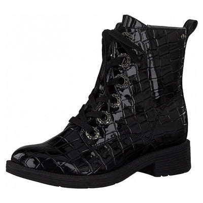 Jana Ankle  Boots - 25264-29 - Black Croc