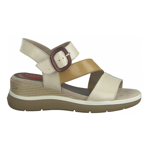 Jana Wedge Sandals - 28216-28 - Beige