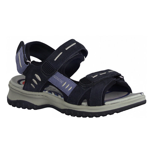 Jana Hiking Sandals - 28706-28 - Navy - Greenes Shoes