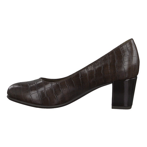 Jana Pumps - 22469-25 - Brown Croc