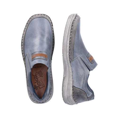 Rieker Casual Shoes - 03091-14 - Blue/Grey