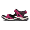 Ecco Ladies Offroad Sandals - 69563 - Burgundy Pink