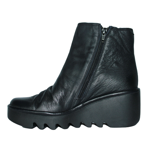 Fly London  Wedge Boots - Brom - Black