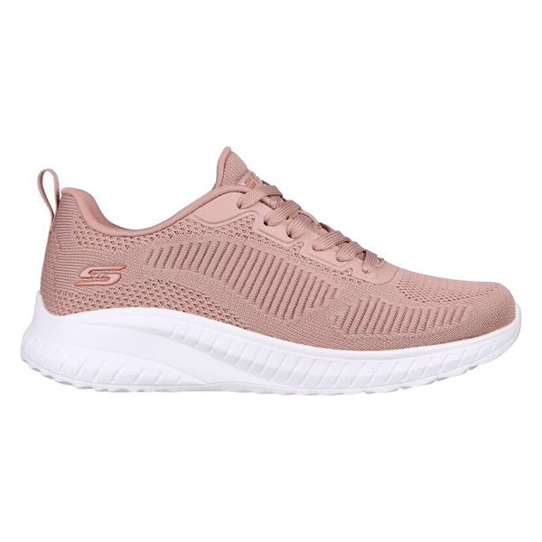 Skechers Ladies Bobs Sport Squad Chaos Trainers - 117209 - Pink