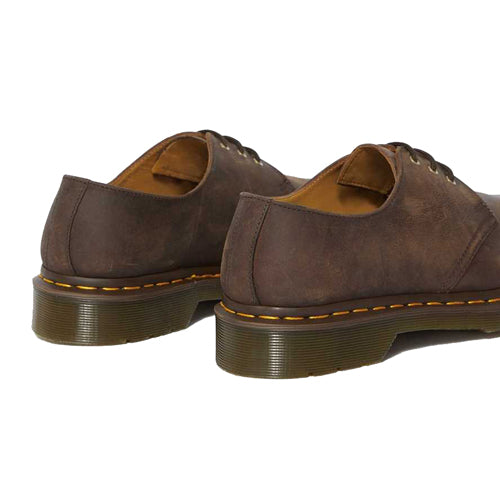 Dr Martens 3 Eyelet Shoes - 1461 - Brown