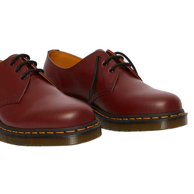 Dr Martens 3 Eyelet Shoes - 1461  - Cherry Red