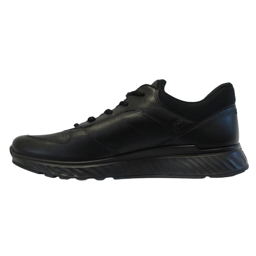 Ecco black trainers best sale