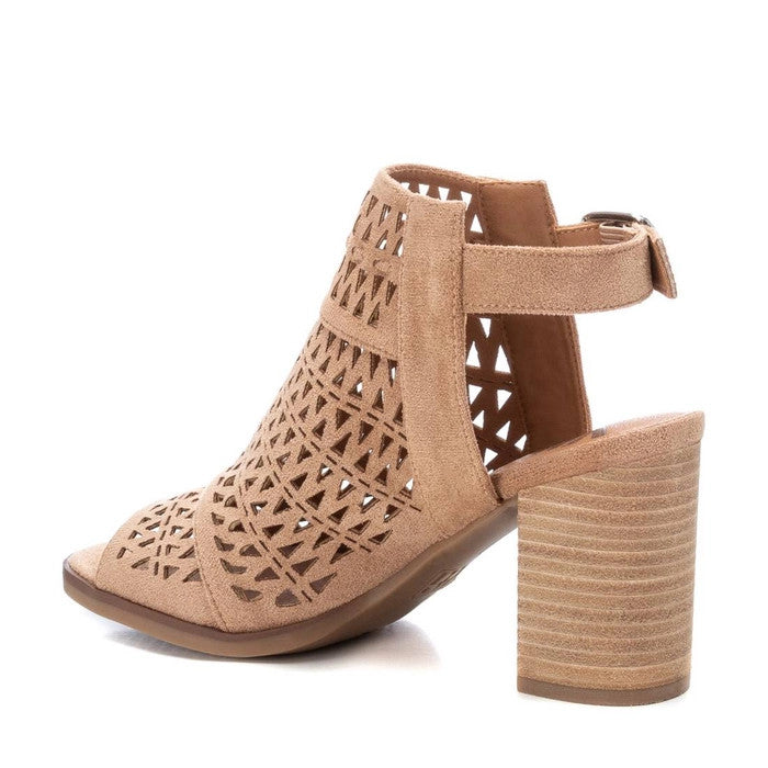 XTI Block Heel Sandals - 141101 - Camel