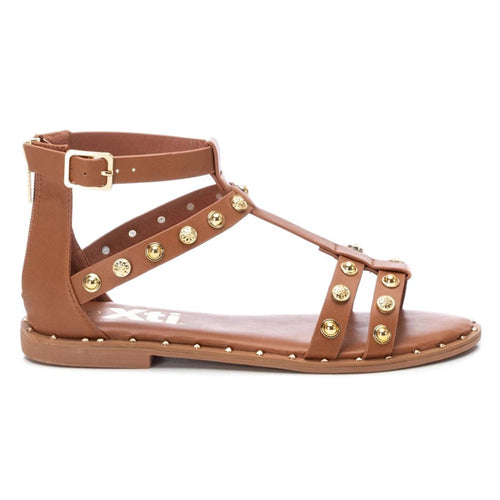 XTI Flat Sandals - 141217 - Tan