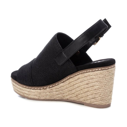 XTI Wedge Sandals - 141440 - Black