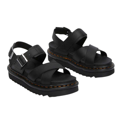Dr Martens Platform Sandals - Voss-11 - Black