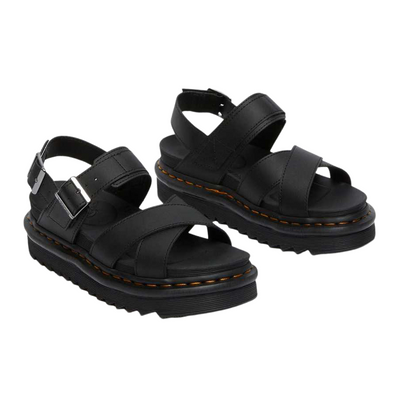 Dr Martens Platform Sandals- Voss-11 - Black