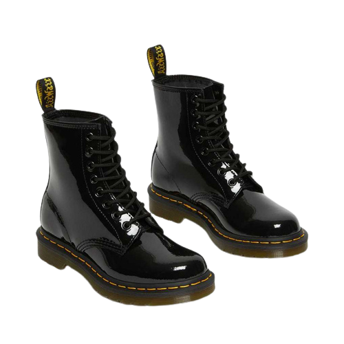 Dr Martens 8 Eyelet Boots - 1460 - Black Patent