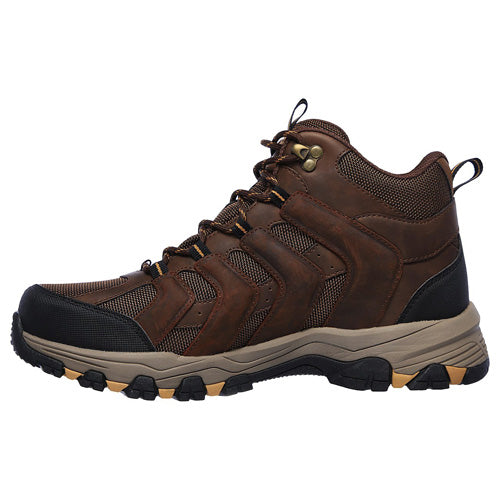 Brown Bototos Sketcher Man Mid Boots SKECHERS BOTAS SEGMENT BROGDEN