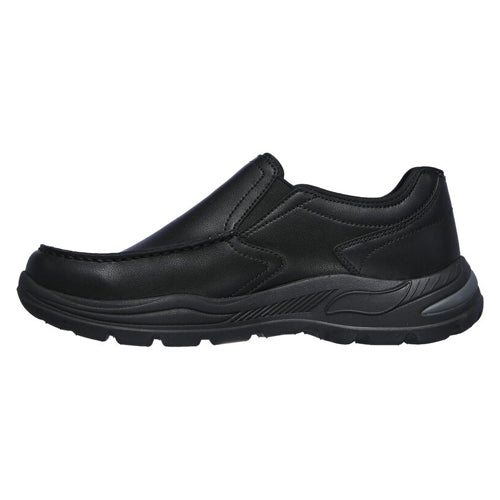 Black skechers clearance loafers