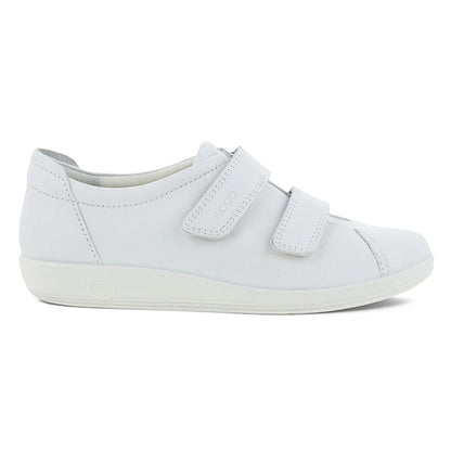 Ecco Velcro Walking Shoes - 206513 - White