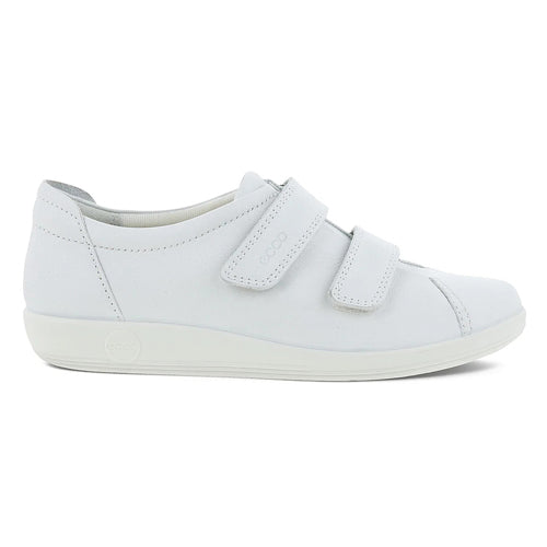 Ecco Velcro Walking Shoes - 206513 - White
