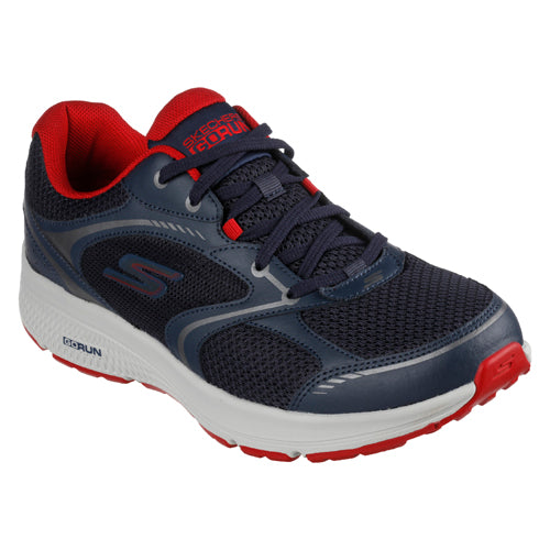 Skechers mens navy clearance trainers