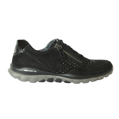 Gabor Rolling Soft Trainers- 66.968-30 - Black