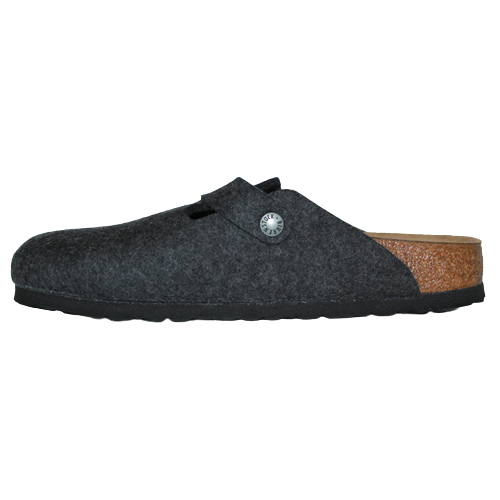 Birkenstock Slippers - Boston Wooly - Charcoal