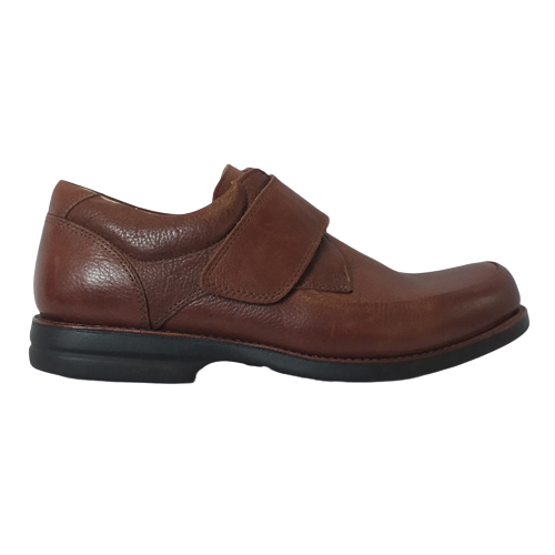 Anatomic Gel Wide Fit Velcro Shoes - 454540 - Brown