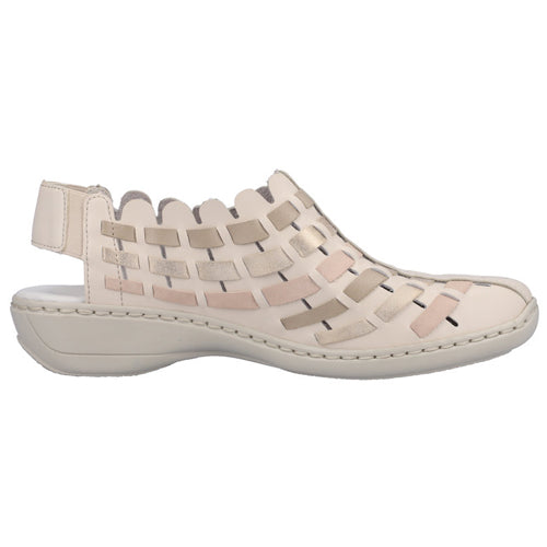 Rieker Shoes - 413V8-60 - Cream