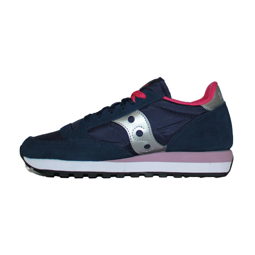 Saucony Ladies Trainers - Jazz Original - Navy/Pink