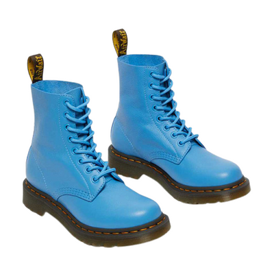 Dr. Martens 8 Eye Boots - Pascal - Mid Blue