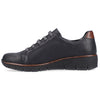 Rieker Low Wedge Shoes - 53756-35 - Black