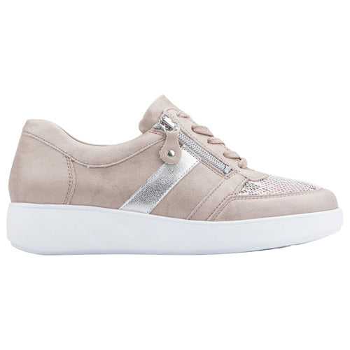 Waldaufer Wide Fit Trainers- 622K01 - Rose