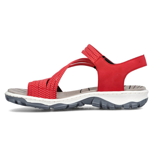 Rieker Sandals - 68871-33 - Red