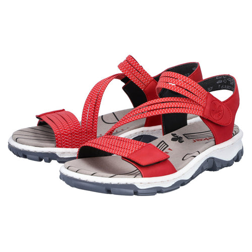 Rieker Sandals - 68871-33 - Red