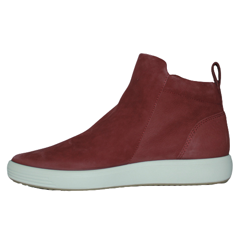 Ecco Zip Ankle Boots - 470313 - Burgundy