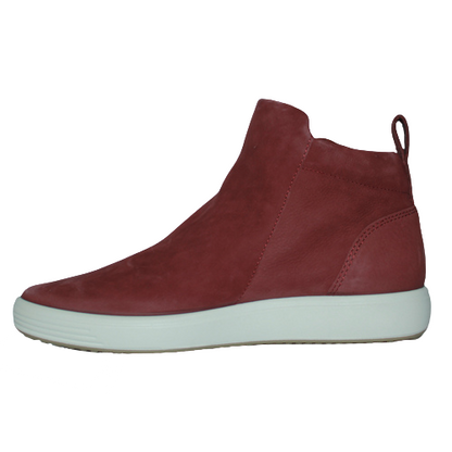 Ecco Zip Ankle Boots - 470313 - Burgundy