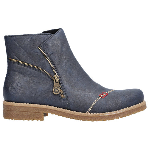 Rieker Ankle Boots - 73571-14 - Navy