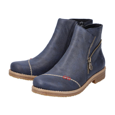 Rieker Ankle Boot - 73571-14 - Navy