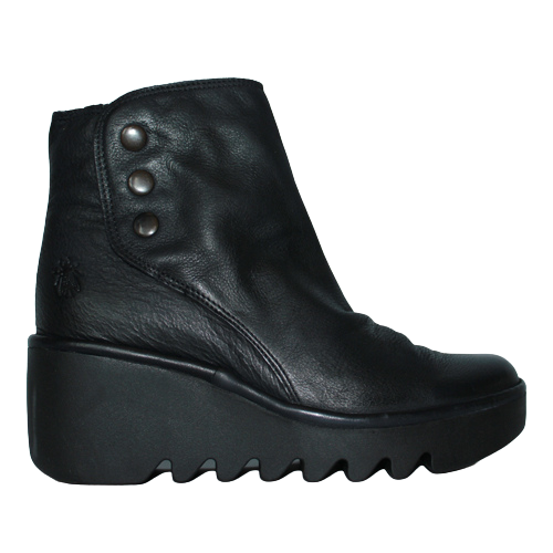 Fly London  Wedge Boots - Brom - Black
