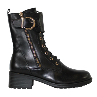 Regard Le Ciel Ankle Boots- Emily F21-14 - Black