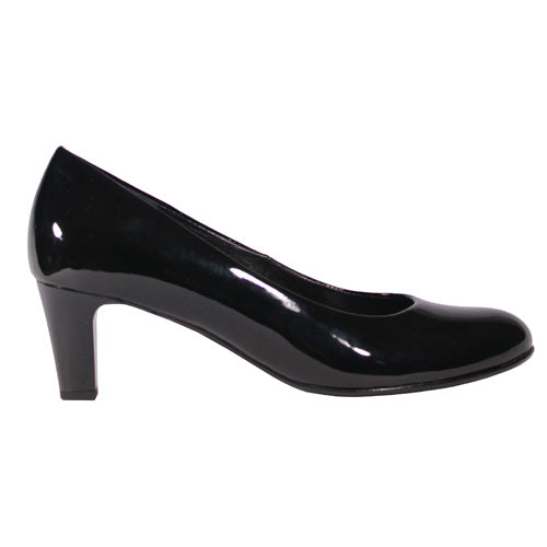Gabor Low Heel Pumps- 61.400 - Black Patent