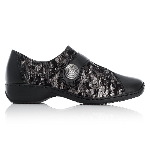 Rieker Walking Shoes - L3870 -01 - Black