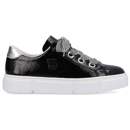 Rieker Ladies Trainers N59A2-00 Black