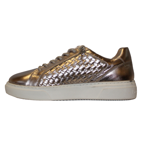 Bugatti Flatform Trainers - A2S07 - Gold